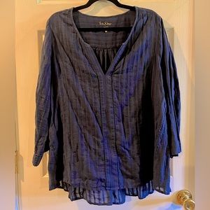 Lilly Pulitzer Cotton Peasant Tunic Top